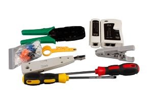 [Hot Item] Geteknet Computer Hand Crimping RJ45 Connector Rj11 Rj12 RJ45 Computer Hardware and Networking Tool Kit