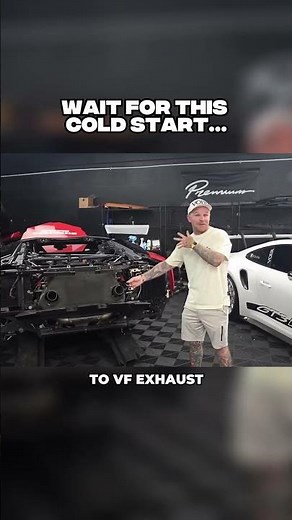 Cold Start After Exhaust Install #porsche #upgrade #sound