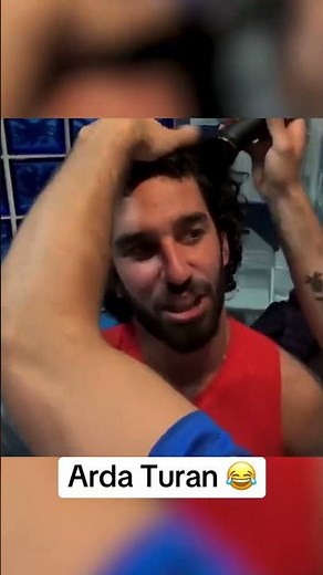 Arda Turan really cut his hair after winning the Copa del Rey final 😅 (via @atléticodemadrid/TT)