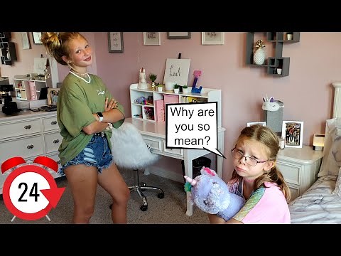 Being Mean To My Sister For 24 Hours Challenge Prank!