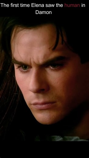 I feel Elena. And it sucks. — The first time Elena saw the human in Damon 🖤