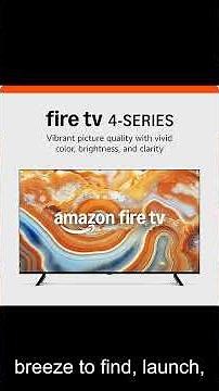 Experience Stunning 4K with the New Amazon Fire TV 55 4-Series Cancel Cable Stream Live TV