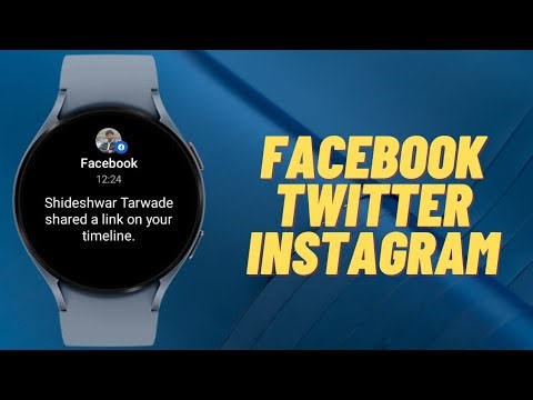 Facebook, Instagram & Twitter on Galaxy Watch 7 & Watch Ultra