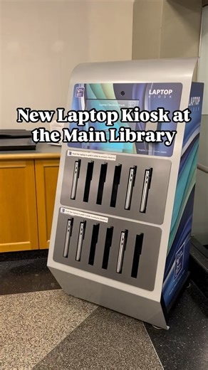 1.5K views · 15K reactions | Have you seen our new laptop kiosk? Resident cardholders can now check out a laptop for up to 3 hours in the building.  #NewToTheLibrary #LaptopKiosk #Library #LibraryCard #LibraryLife #ClintonTownship #MacombTownship #CMPL | Clinton Macomb Public Library | Facebook