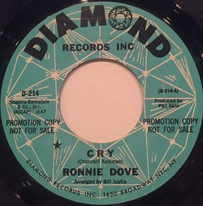 Ronnie Dove - Cry / Autumn Rhapsody