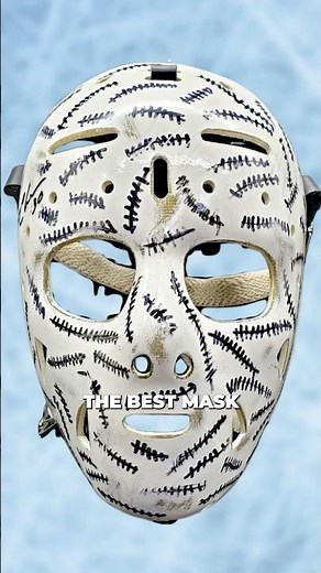 The most known mask of all-time: Gerry Cheevers mask...
