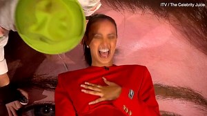 Maya Jama plays wibbly wobbly on Celebrity Juice: The Happy Ending