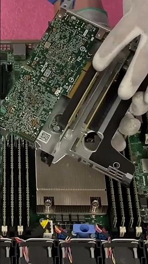 Dell PowerEdge R430 13th Gen | Network Card Installation | #tech #satisfying #dell #server