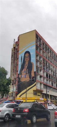Índia no Antigo Hotel Amazonas, no Centro de Manaus #manaus #amazonas #am #india #índia #indigena #amazon #amazonia #brasil #turismo