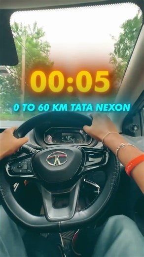 Tata Nexon AMT 0-60 KM/H Acceleration Test | How Fast is Tata Nexon in City Mode?