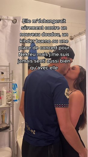Young Couple's Sweet Moment in the Bathroom