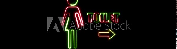 Toilet sign animation. On the right is the girls bathroom sign animation. neon sign design is perfect as a warning sign for the Female toilet safety sign going the Right way. Stock Video