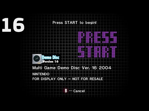 GameCube Trailers - Interactive Multi Game Demo Disc 16 - 2004