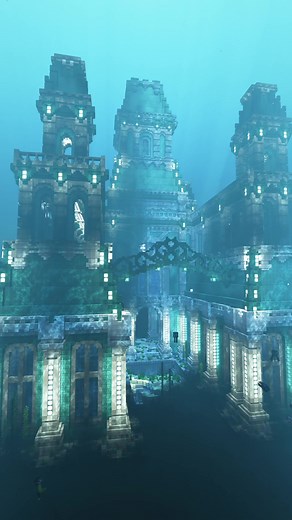 Should Minecraft update the Ocean Monument? 🐠🏛 #minecraft #charliecustardbuilds