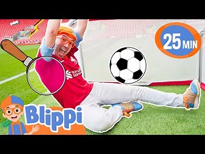 Detective Blippi Finds a Soccer Ball! Educational Videos for Kids - Videos For Kids