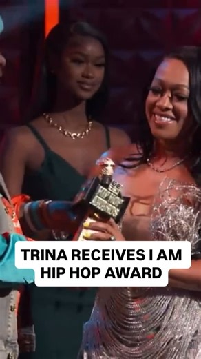 Trina Fan on Instagram: "Rapper Trina received the prestigious “I Am Hip Hop” Honor (a lifetime achievement award) at the 2022 BET Hip Hop Awards, recognizing her significant, long-standing contributions as “Da Baddest Chick” and a pioneer for women in hip-hop, paving the way for artists like the City Girls and Megan Thee Stallion. This significant honor acknowledged her over two decades in the industry, where she’s maintained her unique style and influence from Miami. @bet"