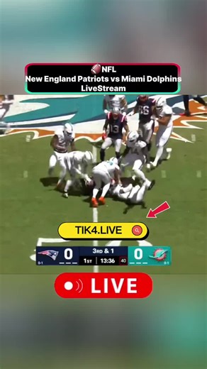New England Patriots vs Miami Dolphins Live Online Stream | NFL Week 18 Watch Live Now #PatriotsVsDolphins #NFLLiveStream #NewEnglandPatriots #MiamiDolphins #NFLWeek18