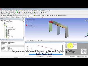 02 Transient Structural Bridge - Ansys Tutorial