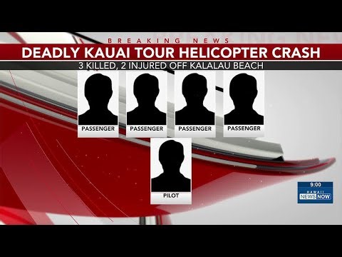 3 dead, 2 injured in helicopter crash on Kauai
