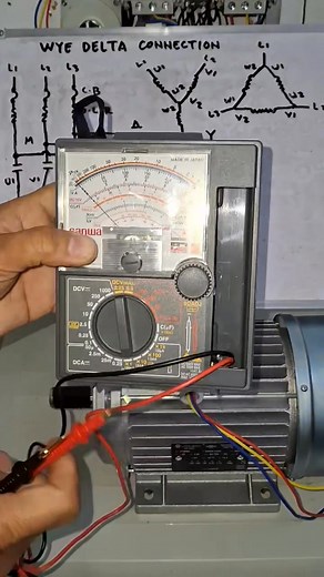 Demonstration of Wye delta connection for beginners #bernatvvlog | Bernaz tv