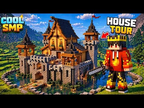HOUSE TOUR 🔥 | COOL SMP MINECRAFT HOUSE TOUR 🏰