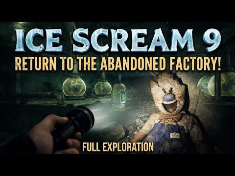 Ice Scream 9 Concept: Exploring the RUINED Factory (Fan Made Gameplay)