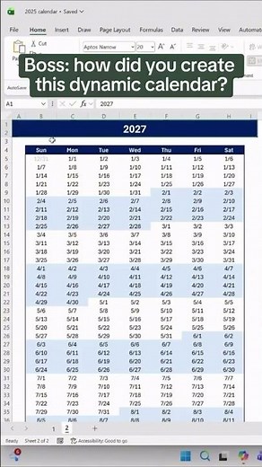 Conditional Formatting Creates Perfect Excel Calendar #excel #tutorial #spreadsheets #learnexcel