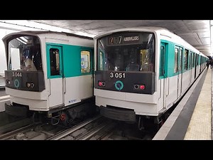 Métro Ligne 12 : Mairie d'Issy ➡ Mairie d'Aubervilliers (Nouveau Terminus) en MF 67 D