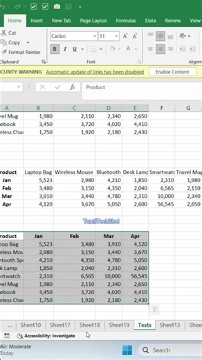 Excel Shortcut Course #26 | Rename Sheets Fast | Alt + H + O + R / Double-Click