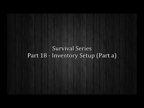 UE4 Survival Game - Inventory Setup (Part 18a)
