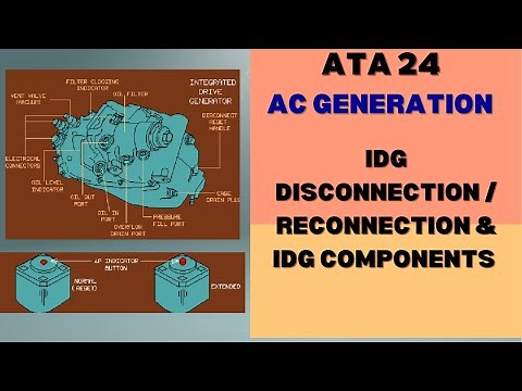 IDG Disconnection & Reconnection Explained | Complete Guide to IDG Components | Aviation Maintenance