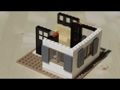 how to build a mini Lego house