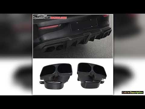 Car Exhaust Tip For Benz W205 W212 W213 W218 W222 CLS C E S Class Exhaust System Rear Muffler Tip T