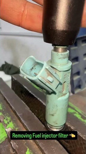 removing fuel injector filter ✅✅