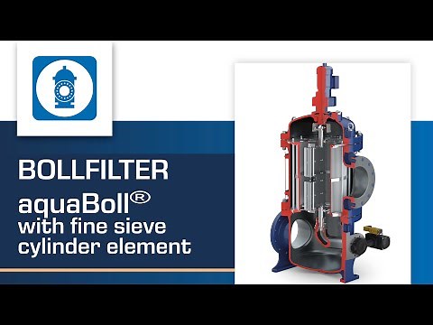 Automatic Self-Cleaning Water Filter: aquaBoll® with Fine Sieve Cylinder