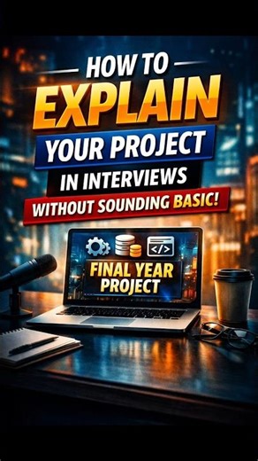 🚀 Your project = your story! Stop explaining it like a textbook #placement #project #tips #interview