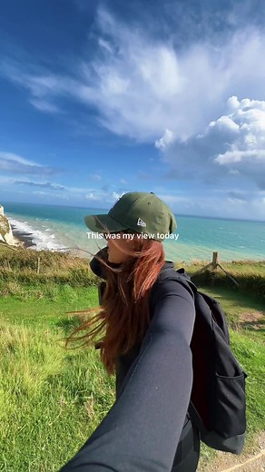 Dover you are magnificently beautiful🥹🫶🏻🤍✨ #cliffsofdover #hiking #stunningviews #serenity #nature #adventure #corememory #fyp