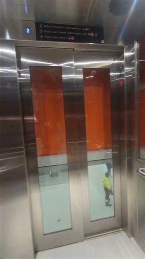 Newly Opened Subway LRT TTC Station Elevator Ride POV at Cedarvale Station
