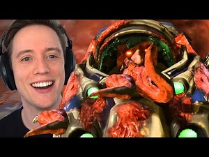 Endless Infested Terrans vs BROKEN StarCraft 2 Flaming Units!
