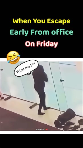 When You Escape from Office on Friday 😂 | (funny meme video) #memes #shorts