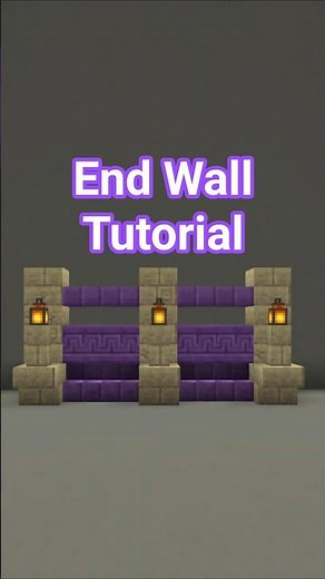 Best Minecraft End Wall Tutorial!