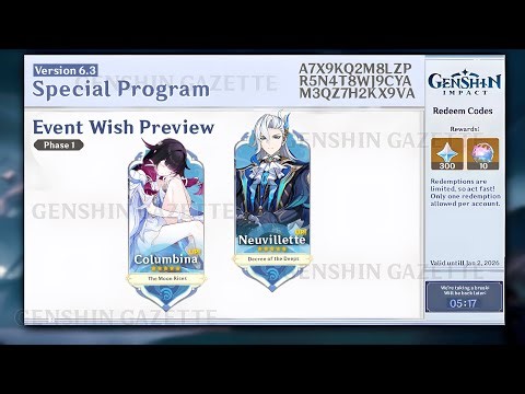 NEW! VERSION 6.3 SPECIAL PROGRAM! Banners, Free Rewards & MORE - Genshin Impact