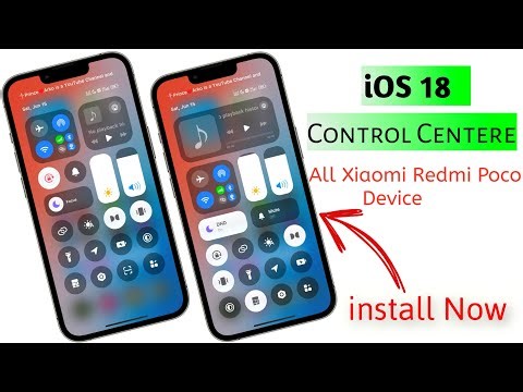 😍 ios 18 Control Centre Here For All Xiaomi Redmi Poco Devices|How to install|Part-6