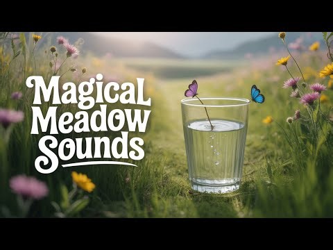 MAGICAL Spring Meadow Sounds. SPRING MEADOW AMBIENCE. RELAX.