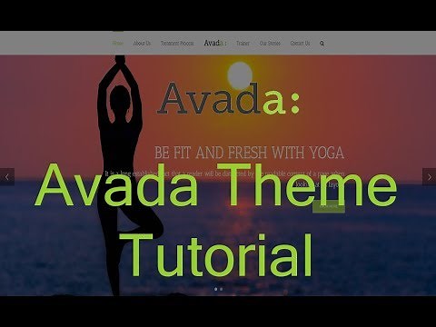 Avada theme tutorial | Avada theme WordPress tutorial