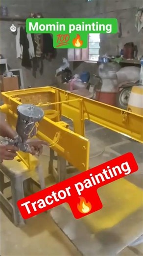 tractor painting#Old Tractor Painting 😍 | Full Restoration to New Look#mominpaintings #automobile