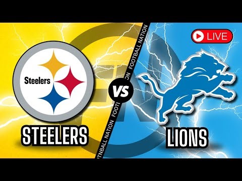 Pittsburgh Steelers vs Detroit Lions - Live Stream Color Radio Broadcast