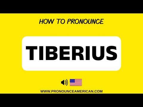 How to Pronounce Tiberius (Correctly & Clearly) | How to Say Tiberius