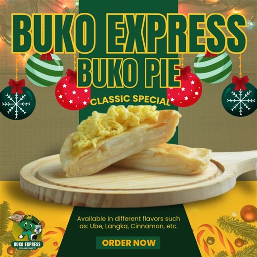 1.2K views · 5 comments | The Classic Buko Pie You’ll Always Come Back To 便不 Nothing beats the original. Our Classic Buko Pie is baked fresh with soft, tender coconut strips and a creamy filling wrapped in a perfectly golden crust. Whether it’s for merienda, pasalubong, or a simple treat to brighten your day, this classic favorite never disappoints. Visit your nearest Buko Express today and enjoy the taste of home in every slice. | Buko Express | Facebook
