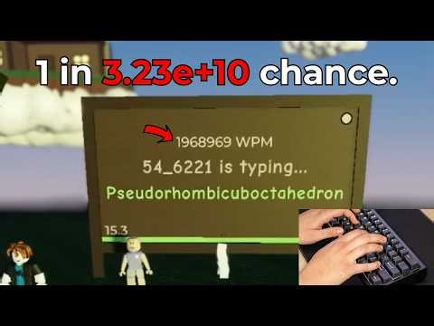 The FASTEST SPEEDS Ever Achieved On Roblox Spelling Bee